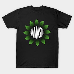 Namaste artistic typography design T-Shirt